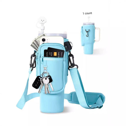 Women Multifunctional Drink Bag with Credit Card Slots Bowlift