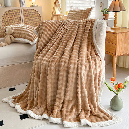 Unisex Cozy Plush Throw Blanket