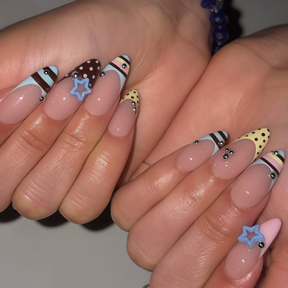 Creative Decorative Press-On Nail Art Set Acalora