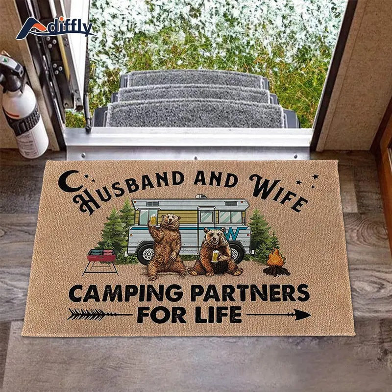 Welcome Warning Doormat