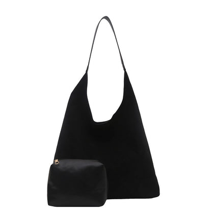 Suede Slouchy Hobo Bag Acalora