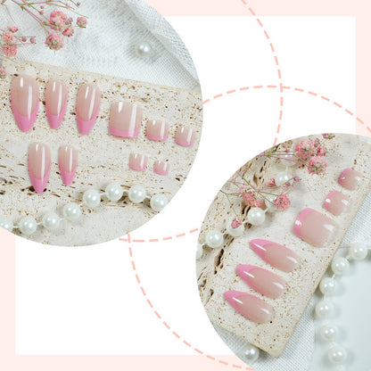 Premium Press-On Nail Set with Ombre Design Acalora