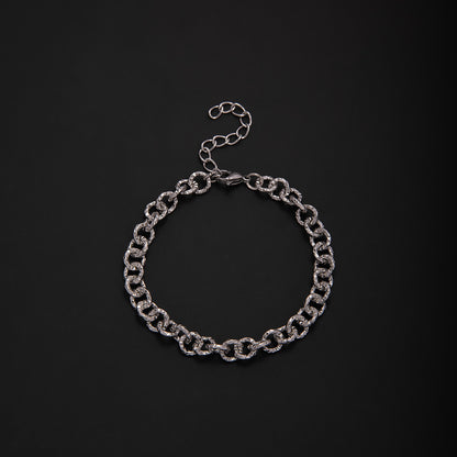 Interlaced Metal Link Bracelet Acalora