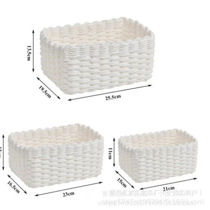 Decorative Woven Organizer Basket Acalora