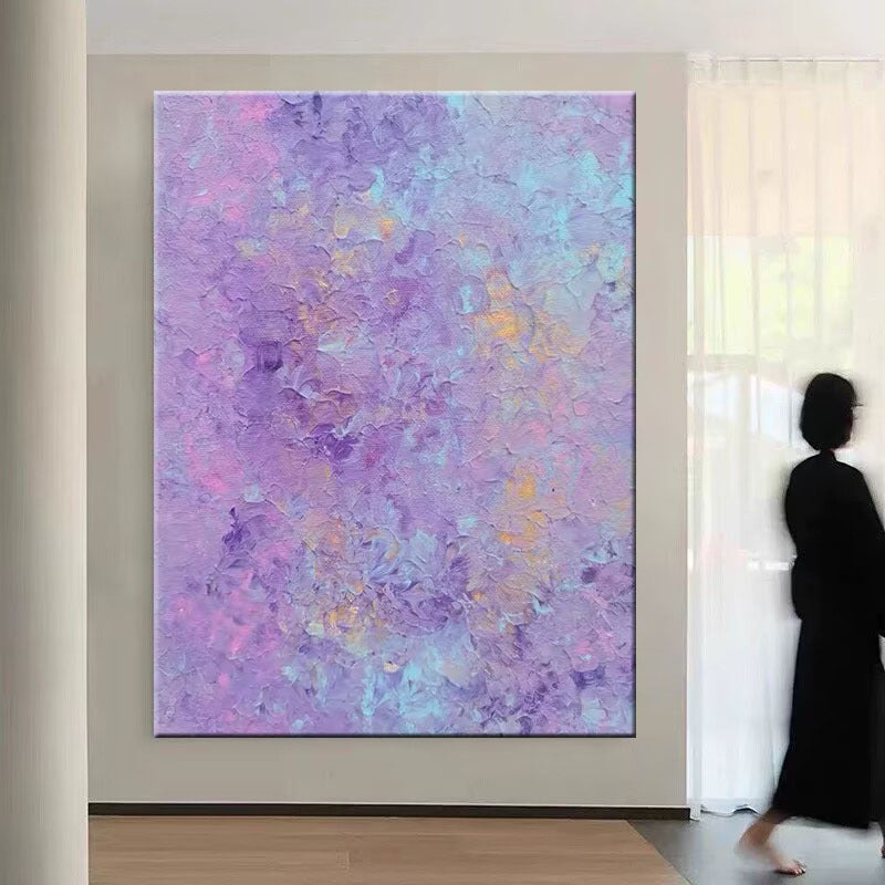 Contemporary Canvas Artwork with Textured Detail