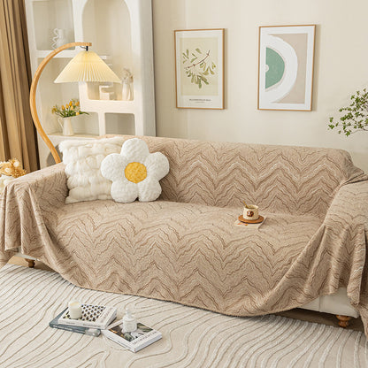 Elegant Textured Sofa Cover
