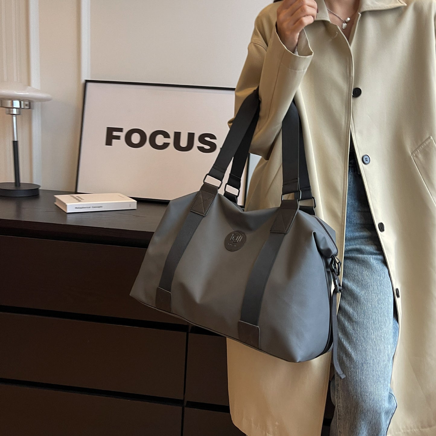 Water-Resistant Sport Duffel Bag Acalora