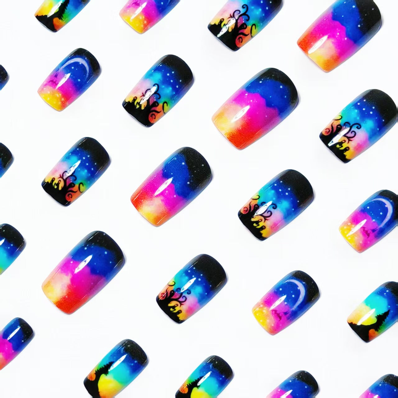 Cosmic Fantasy Nail Art Acalora
