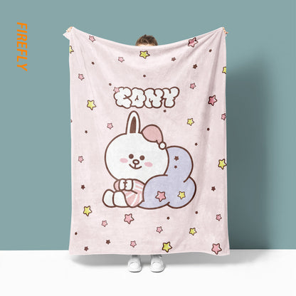 Plush Cartoon Animal Blanket