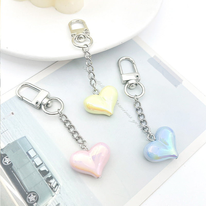 Heart-Shaped Keychain Charm Acalora