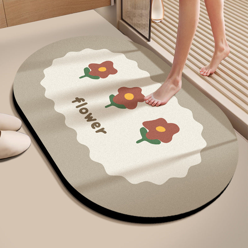Absorbent Bathroom Floor Mat