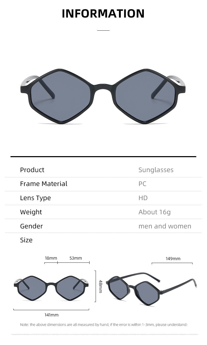 Women's stylish geometric sunglasses with elegant frame Brehn