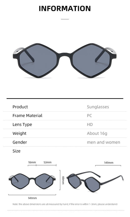 Women's stylish geometric sunglasses with elegant frame Brehn