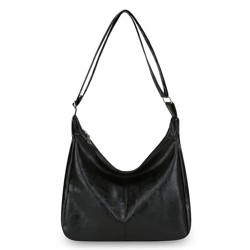 Elegant Leather Shoulder Bag Acalora