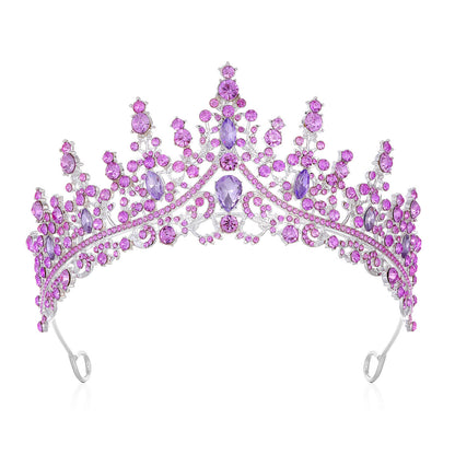 Ladies' Rhinestone Tiara with sparkling gemstone wreath