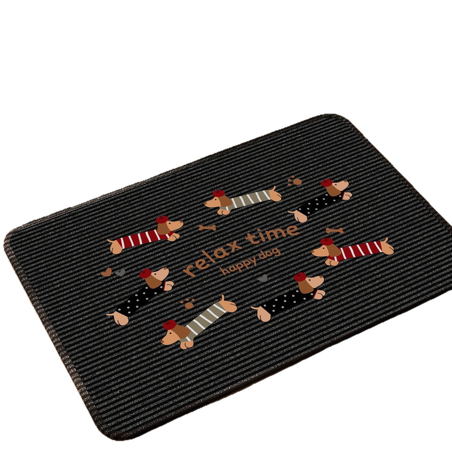Playful Dog-Themed Bath Mat
