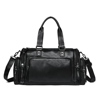 Versatile Leather Travel Duffel Bag Acalora