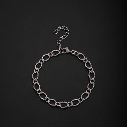 Interlaced Metal Link Bracelet Acalora