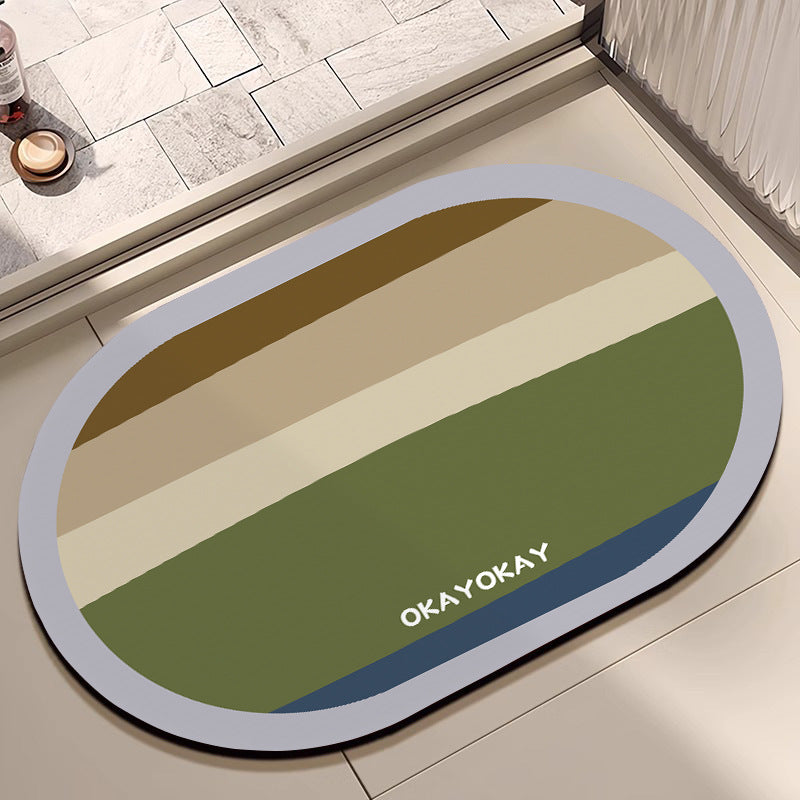 Decorative Floral Bathroom Mat Acalora
