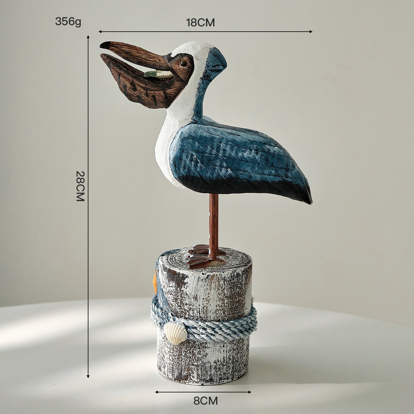 Handmade Seagull Figurine