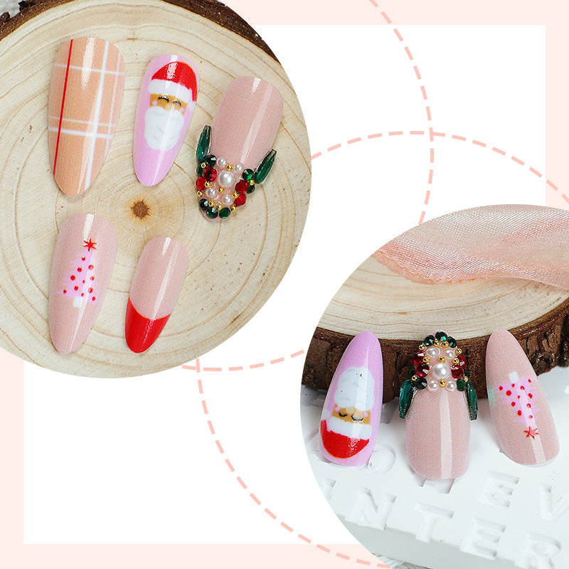 Festive Themed Press-On Nail Art Collection Acalora