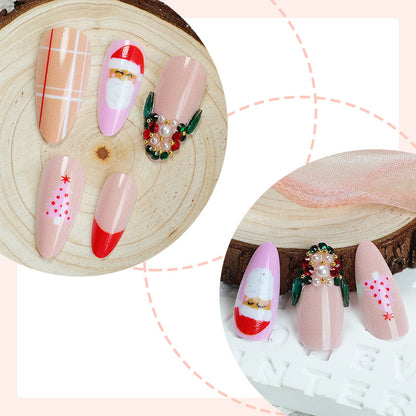 Festive Themed Press-On Nail Art Collection Acalora