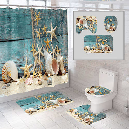 Dolphin-Themed Bathroom Decor Set