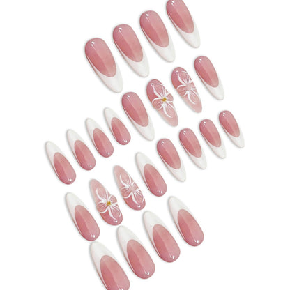 Elegant Artistic Press-On Nail Set Acalora