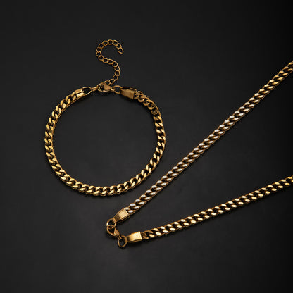 Chunky Link Chain Set Acalora