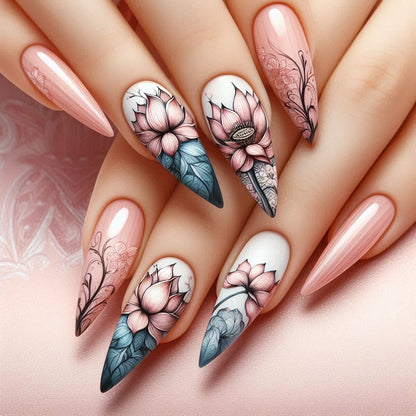 Artificial nails in floral design Acalora