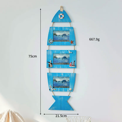 Nautical sailboat figure accent