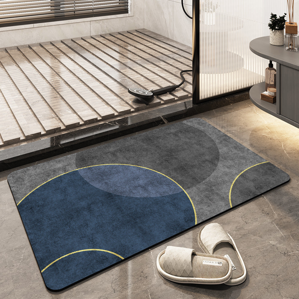 Geometric Patterned Anti-Fatigue Bath Mat Acalora