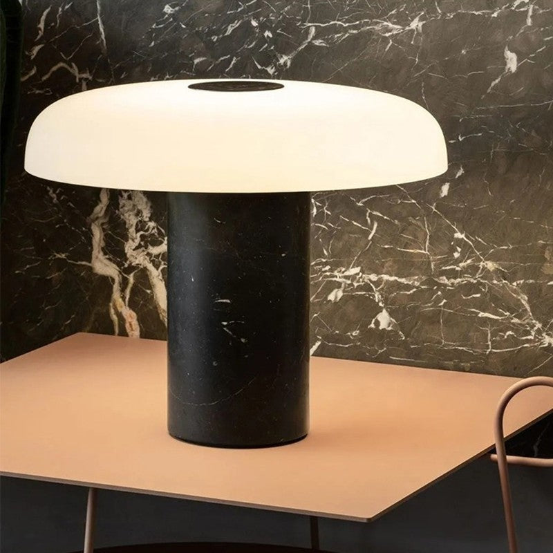 Elegant Modern Table Lamp with Mushroom Design