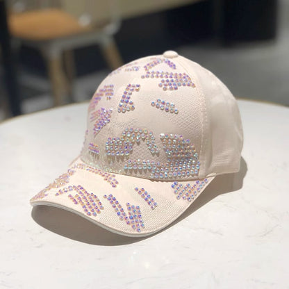 Women's Embellished Sequin Baseball Cap Bowlift