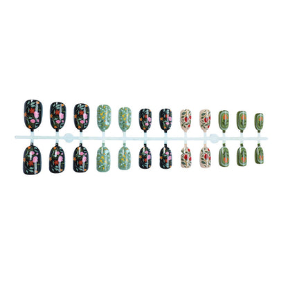Floral Design Press-On Nail Art Kit Acalora