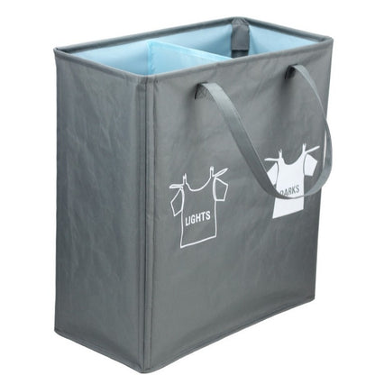 Laundry separator basket with handles and compartments Acalora