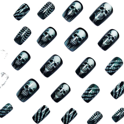 Gothic Skull and Bone Nail Art Set Acalora