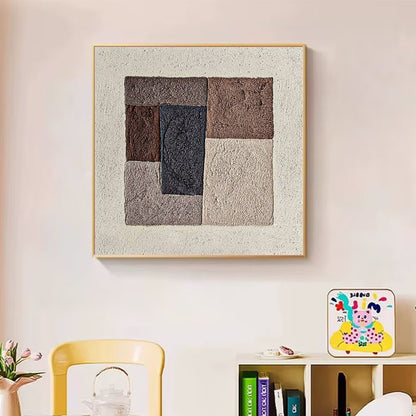 Textured Geometric Wall Art