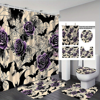 Artistic Skull Bathroom Décor Set