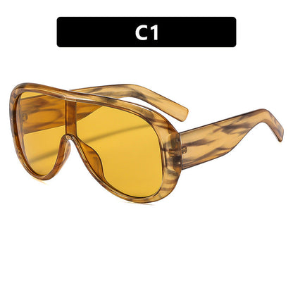 Women's oversized sports sunglasses in retro-inspired design Kalsten