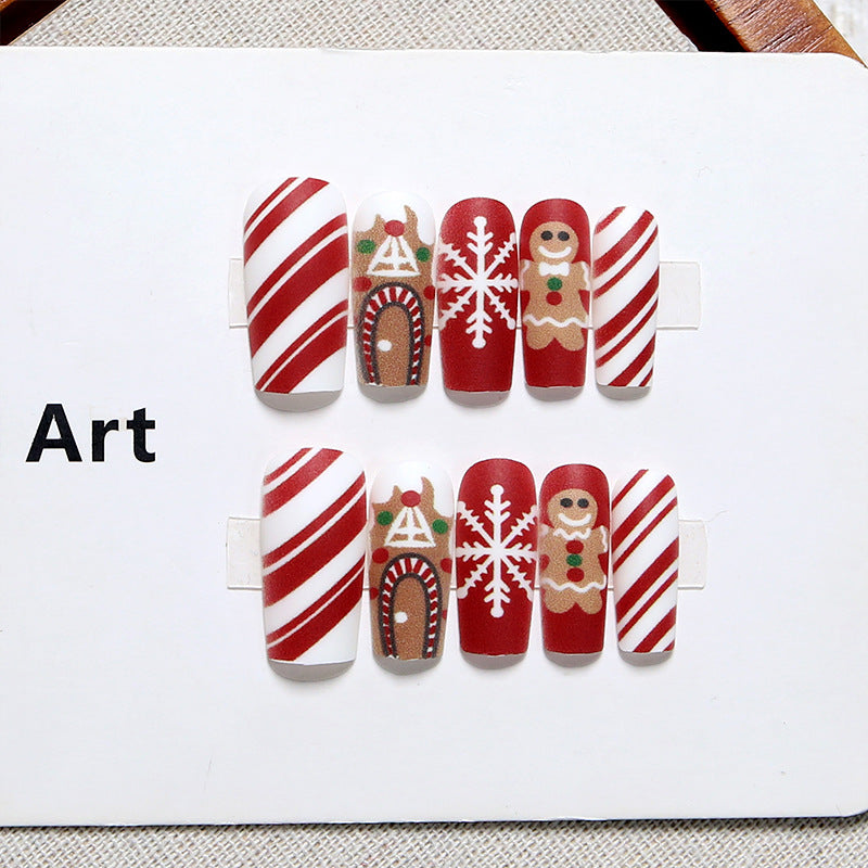 Creative nail art set with festive Christmas design Acalora