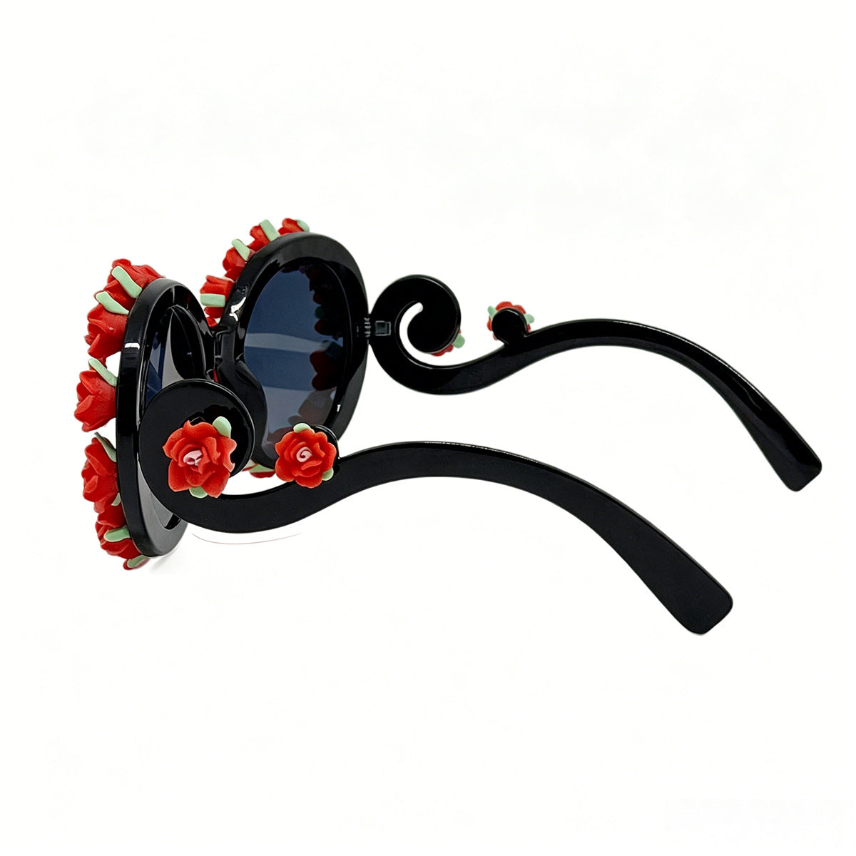 Women's sunglasses with floral design and unique frame accents Bowlift