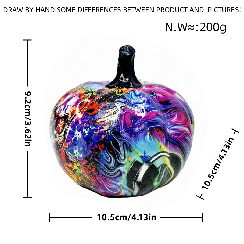 Artistic Halloween Pumpkin Figurine Acalora