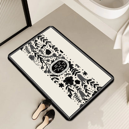 Decorative Motivational Bath Mat Acalora