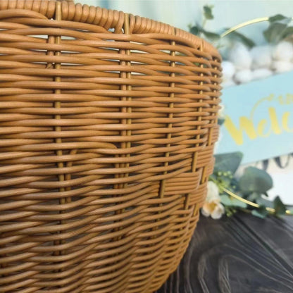 Handcrafted Woven Picnic Basket Acalora