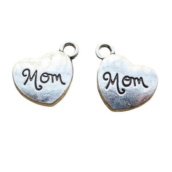 Heart-Shaped Mom Charms Acalora