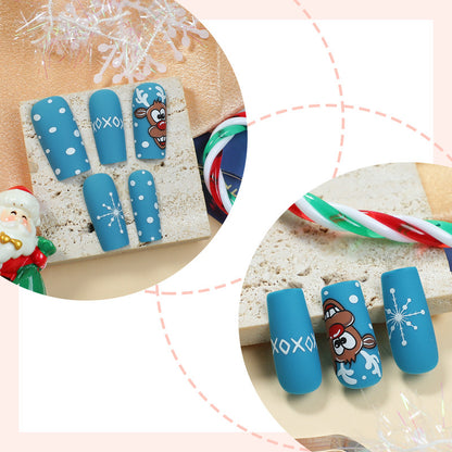 Playful Themed Press-On Nail Art Set Acalora