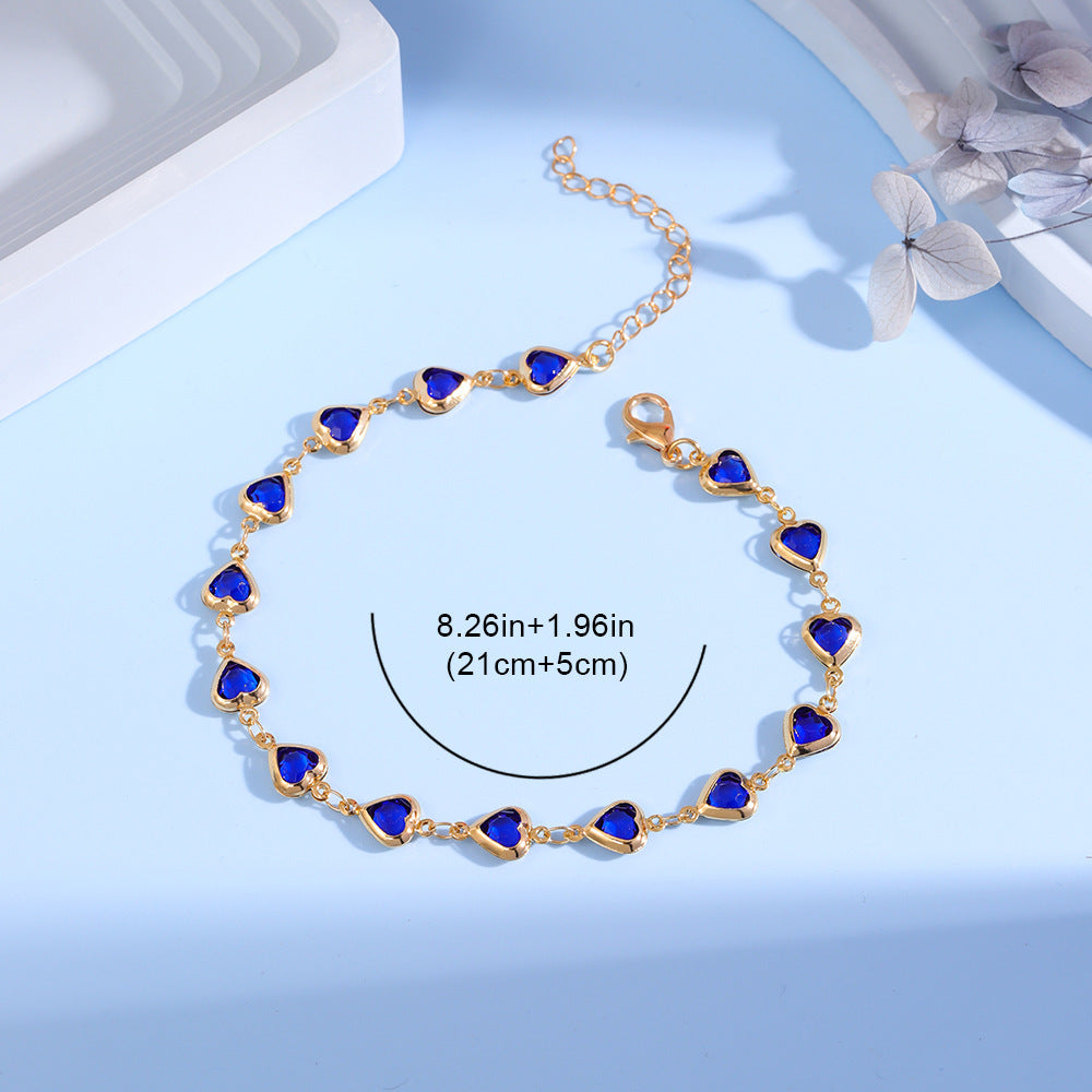 Colorful Gemstone Statement Bracelet Acalora