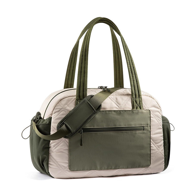 Luxurious Quilted Travel Duffel Bag Acalora