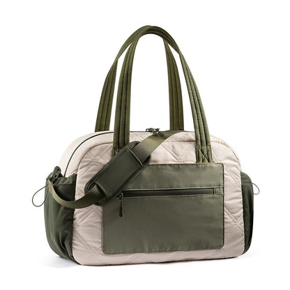 Luxurious Quilted Travel Duffel Bag Acalora